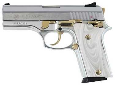 Taurus PT940 40 S&W 3.6" Stainless Steel Gold Mother Of Pearl Composite Grip 10 Round Semi-Auto Pistol 1940049PRL